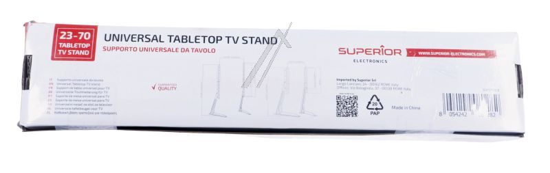 SUPSTV018 UNIVERSAL TV-TISCHHALTER FÜR BILDSCHIRME 23"-70"