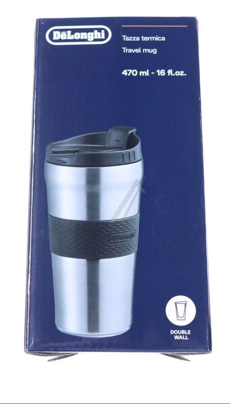 DLSC073 AS00003192 DOPPELWANDIGER REISEBECHER AUS RVS, 470ML